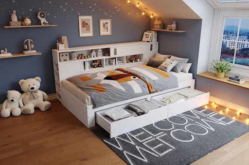 Kinderbett 100×200 – Mitwachsender Komfort für viele Jahre